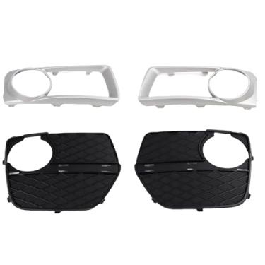 Imagem de LiebeWH Inserções da Grade da Luz de Nevoeiro do Para-choque Inferior Dianteiro, Plástico Premium, Design Elegante, Ajuste OEM para Veículos 2012-2014