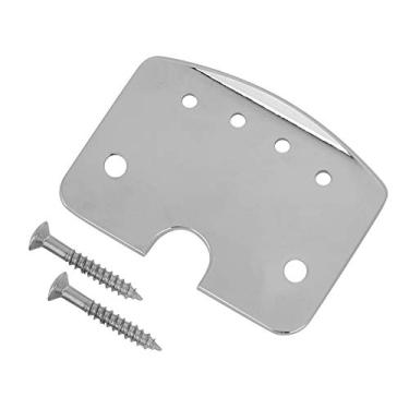 Imagem de LiebeWH Peça Traseira de Guitarra de Latão, Acessório Durável para Guitarras de Caixa de Charuto de 4 Cordas, Fácil Instalação e Material de para Músicos