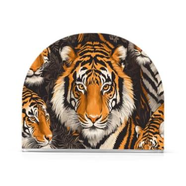 Imagem de Qilmy Porta-guardanapos de acrílico animal, suporte de guardanapo de coquetel de plástico transparente para mesas de restaurante de cozinha, 2 peças