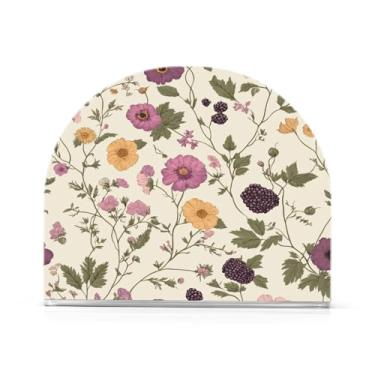 Imagem de Qilmy Porta-guardanapos de acrílico para plantas, suporte de guardanapo de coquetel de plástico transparente para mesas de restaurante de cozinha, 2 peças