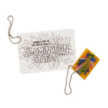 Imagem de Lifeway Kids VBS 2026 estação de iluminação estação de iluminação embalagem de artesanato plástico retrátil (pacote com 10)