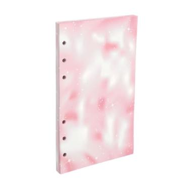 Imagem de PATIKIL A6 Papel de folha solta, 80 folhas de 17 x 10 cm, refil para fichário para 6 anéis, agenda, agenda, profissionais, rosa