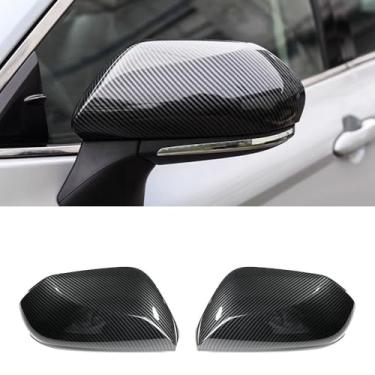 Imagem de XPHAZZ Capa de espelho lateral compatível com Toyota (Camry 2018-2025, estilo OEM - padrão de fibra de carbono)