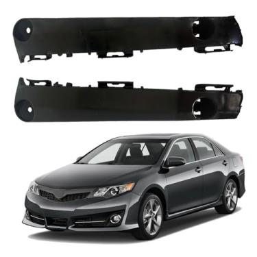Imagem de 5253606120 5253506130 Par de suporte de para-choque dianteiro esquerdo direito suporte de feixe suporte guia guia retentor para Toyota Camry 2012-2014