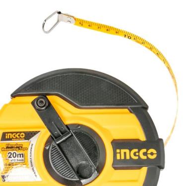 Imagem de Trena 20m de fibra longa caixa fechada INGCO