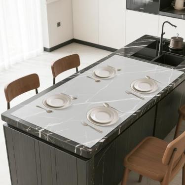 Imagem de Tapetes de silicone de 122 x 61 cm para balcão de cozinha Lanstics tapete resistente ao calor, tapete de silicone extragrande, multiuso, protetor de bancada para mesa, antiderrapante, jogo americano