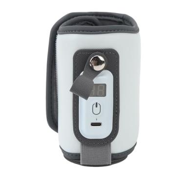 Imagem de ZJchao Aquecedor de Mamadeiras para Leite Materno, Elétrico Com 5 Configurações de Temperatura, Display LCD, Aquecimento Rápido, Viagem Portátil Alimentada por USB, Adequado para
