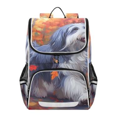 Imagem de Joisal Shaggy Dog Autumn Forest Path Backpack for Boys Elementary Teen Back to School Bags Kawaii Students Large Girls Backpack for Kids Princess Bookbag