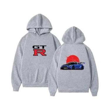 Imagem de Moletom Masculino De Manga Longa Com Capuz Estilo Streetwear Initial D