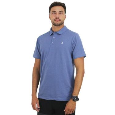 Imagem de Camiseta Polo Volcom Classic Stone Blue-Unissex