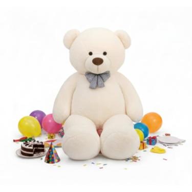 Imagem de Urso de Pelúcia Gigante 1,30 Metro – Urso Grande Realista Macio e Antialérgico – Ideal para Presente e Decoração Premium