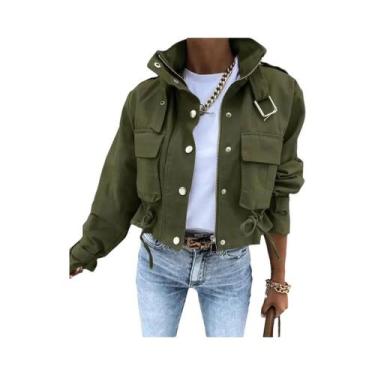 Imagem de Jaqueta Feminina Slim Fit De Manga Longa, Estilo Streetwear, Outono In