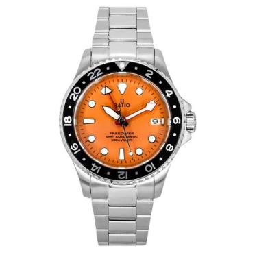 Imagem de Relógio de mergulho RATIO FreeDiver GMT Sapphire 200m resistente à águ