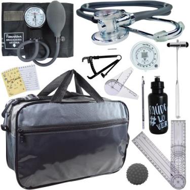 Imagem de Kit Fisioterapia Fita Imc Goniometro Grande Pequeno Fisio - Love Saude
