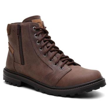 Imagem de Bota Masculina Adventure VNT em Couro Legítimo com Solado de Borracha e Palmilha EVA-Masculino