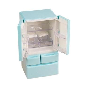 Imagem de Mini Geladeira De Desenho Animado E Cenário De Cozinha De Brinquedo Pa