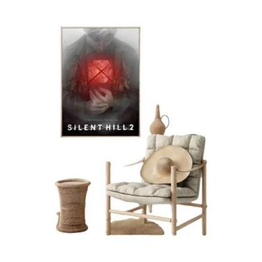 Imagem de Silent Hill 2 Jogo Filme Pegajoso Cartazes Vintage Room Bar Café Decor