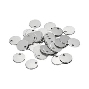 Imagem de Pingentes Redondos De Aço Inoxidável Para Gravação, 6-30mm, Estilo Dog