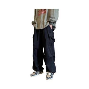 Imagem de Calças Casuais Harem De Moda Masculina E Feminina Para Primavera, Cint