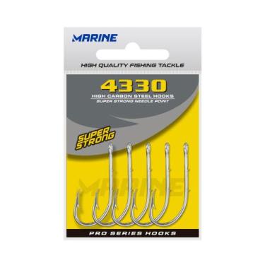 Imagem de Anzol Marine Sports 4330 Cartela N1/0 C/50
