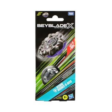Imagem de Beyblade X, Pião, Horn Rhino 3-80S - Conjunto de Brinquedo Tipo Defesa, Giro à Direita, Booster Pack - A partir de 8 Anos