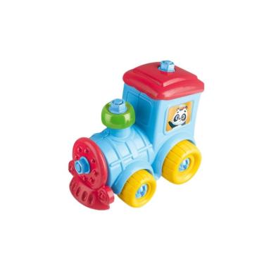 Imagem de Kit com Caminhão e Trem Brinquedo Infantil Multicolorido