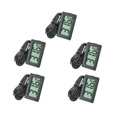 Imagem de Termômetro Digital LED De 2M Com Sonda Sensor De Temperatura TPM-10 In