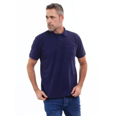 Imagem de Camisa Polo Masculina Com Bolso Dia a Dia