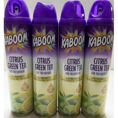 Imagem de Desodorizador de Ambiente Kaboom Citrus Green Tea 4x283 g