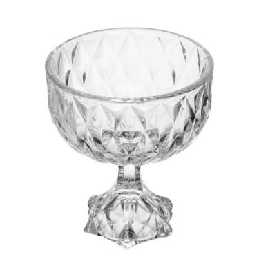 Imagem de Centro de Mesa Diamond 14cm x 14cm x 15cm Cristal - Lyor
