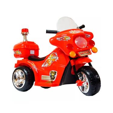 Imagem de Mini Moto Infantil Elétrica Bateria Bivolt de 6v Gtr Vermelho Importway Bw006vm