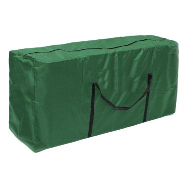 Imagem de Colcolo Bolsa De Armazenamento De Árvore De Natal, Recipiente De Armazenamento De Árvore De Natal Extra Grande, Bolsa Esportiva À Prova De Rasgos Material Impermeável, Verde Artificial, 122X39X55cm