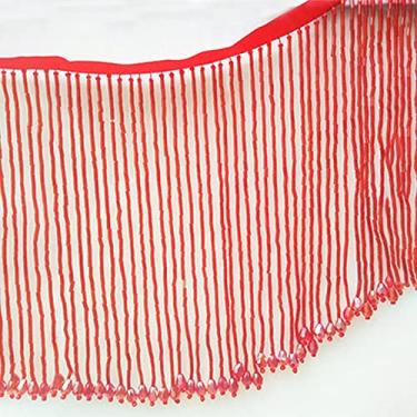 Imagem de 1 jarda 90cm Cristal Borla Renda Aparas Fitas Tubo Frisado Tecido de Renda Cortina de Costura Diy Vestido de Noiva Saia Materiais Feitos à Mão, 07