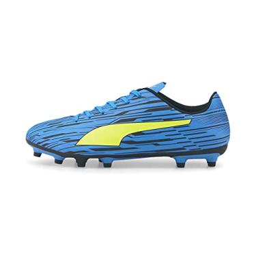 Imagem de PUMA Sapato de futebol Rapido II Masculino, Ocean Dive-yellow Alert-puma Preto, 13