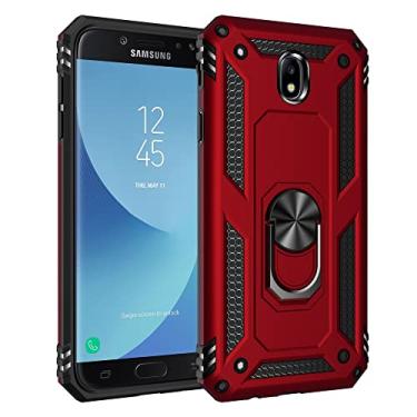 Imagem de Capa ultrafina para celular Samsung Galaxy J7 Pro / J730 /J7 2017 e suporte, com suporte magnético, proteção resistente à prova de choque para Samsung Galaxy J7 2017