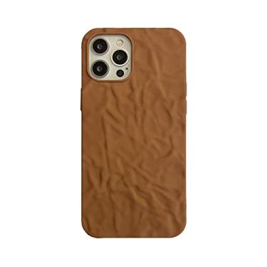Imagem de 3D padrão de origami verde escuro bege moda capa capa para iphone 14 13 12 11 pro xs max xr x se 7 8 plus capa traseira capa de abóbora para iphone 13mini