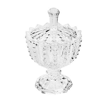 Imagem de LYOR - Potiche de Cristal com Pé Bolhas 9,5cm x 14,5cm