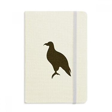 Imagem de Caderno de desenho de animal bonito águia negra oficial de tecido capa dura diário clássico