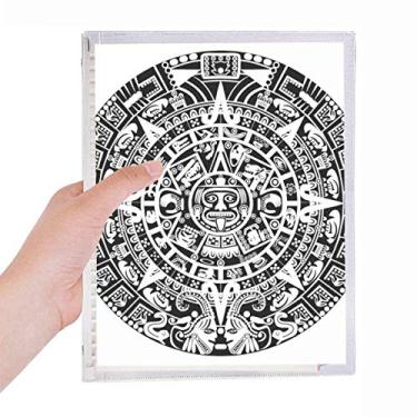 Imagem de Caderno de arte com estampa abstrata do Egito Antigo Caderno de folhas soltas diário recarregável de papelaria