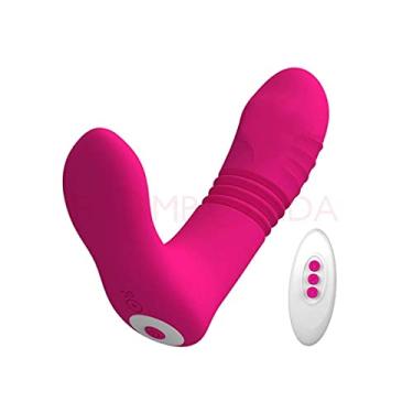 Imagem de Vibrador Telescópico À Prova D'água Brinquedos Sexuais Ponto G Clitóris Estimulador Erótico Zatla Shop (Rosa)