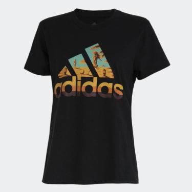 Imagem de Camiseta Adidas Logo Beach Sports Feminina - Preto
