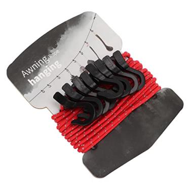 Imagem de Varal de Acampamento, Varal Pendurado Botão de Ajuste Triangular Antiderrapante para Resgate de Emergência Em Mochila (Vermelho)