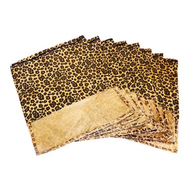 Imagem de Sacos Para Sapatos Tnt Animal Print c/Zíper Kit C/120 33x40c