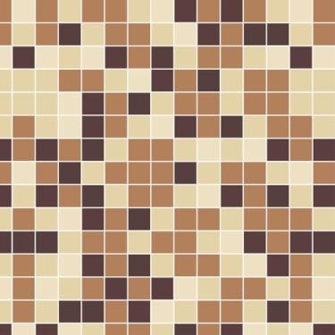 Imagem de Papel De Parede Adesivo Pastilha Tons De Marrom E Bege 12m