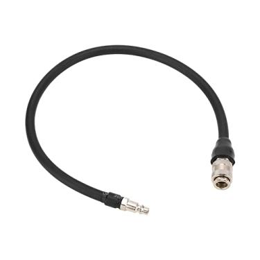 Imagem de Tubo de extensão de bomba de ar, resistente a óleo, mangueira de inflador de pneu de conexão rápida antiarranhões e à prova de desgaste para carro (200 cm/79,7 polegadas)