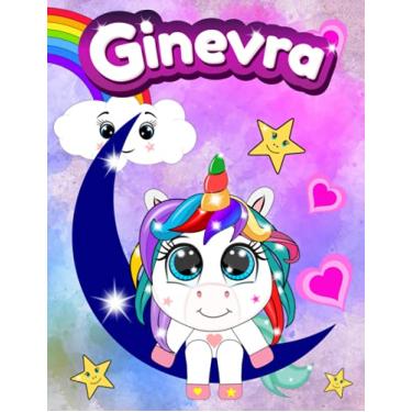 Imagem de Quaderno con Baby Unicorno - Ginevra: Quadernone a Righe per 1 e 2 Elementare con Unicorni ed Arcobaleno per Bambine - Le Pagine sono numerate e ... Notebook per scrivere e fare i compiti