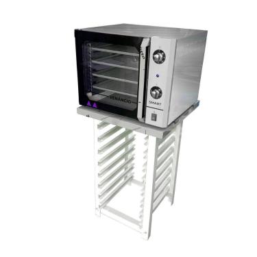 Imagem de Forno Turbo Convec. Inox Fcsb4e 220v + Bancada Mes-004 - Venâncio 220v