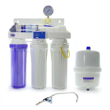 Imagem de Filtro Osmose Reversa Automatizado Completo Tds E Manômetro