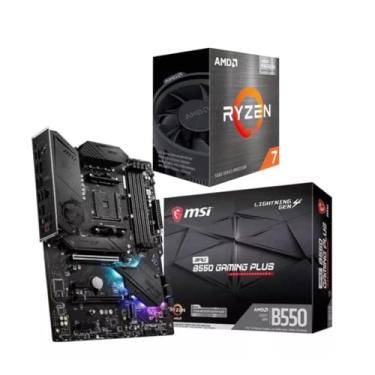 Imagem de Kit UPGRADE AMD RYZEN 7 5700X + MSI MPG B550 GAMING PLUS