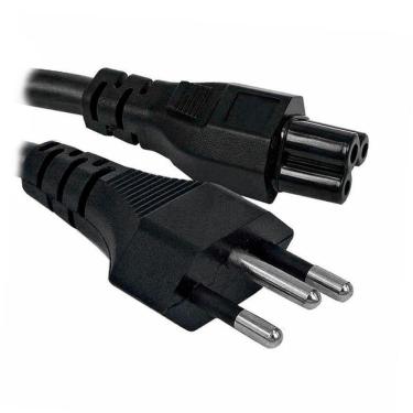 Imagem de Cabo De Força Tripolar Para Notebook Cdc, Preto, 1.50m - 2422